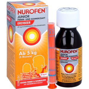 NUROFEN Junior Fieber-u.Schmerzsaft Erdbe.40 mg/ml