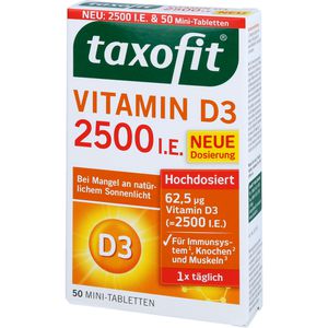 TAXOFIT Vitamin D3 2500 I.E. Tabletten