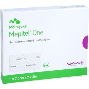 MEPITEL One 5x7,5 cm Silikon Netzverband