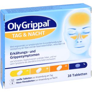 OLYGRIPPAL Tag & Nacht 500 mg/60 mg Tabletten