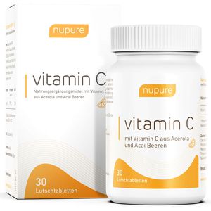 NUPURE vitamin C Lutschtabletten Acerola & Acai