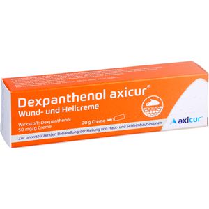 DEXPANTHENOL axicur Wund- und Heilcreme 50 mg/g