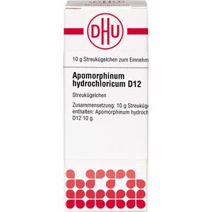 APOMORPHINUM HYDROCHLORICUM D 12 Globuli