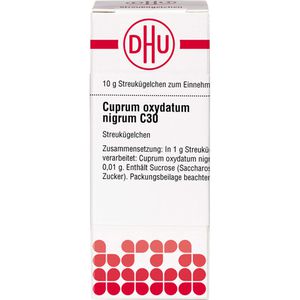 CUPRUM OXYDATUM nigrum C 30 Globuli