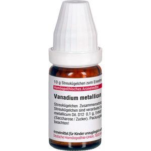 Vanadium Metallicum D 12 Globuli 10 g 10 g