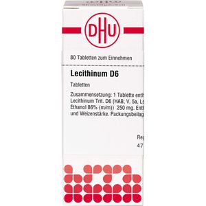 Lecithinum D 6 Tabletten 80 St
