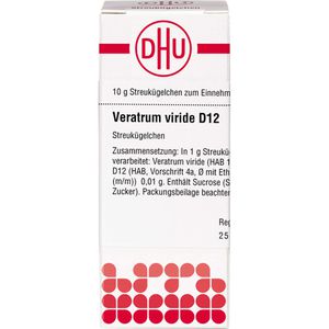 VERATRUM VIRIDE D 12 Globuli