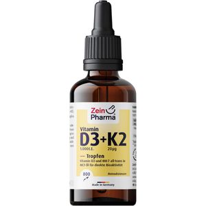 VITAMIN D3+K2 MK-7 Tropfen z.Einnehmen hochdosiert
