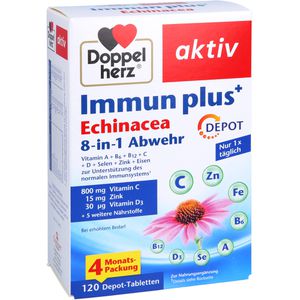 DOPPELHERZ Immun plus Echinacea Depot Tabletten
