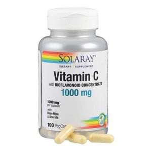 VITAMIN C 1000 mg m.Hageb.Acerola & Bioflav.Solar.