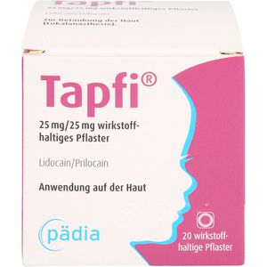 Tapfi 25 mg/25 mg wirkstoffhaltiges Pflaster 20 St