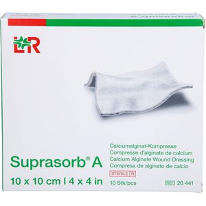 SUPRASORB A Calciumalginat Kompr.10x10 cm