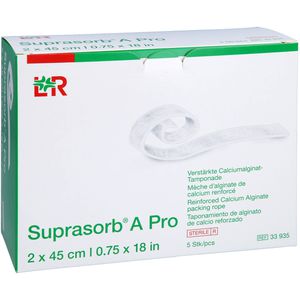 SUPRASORB A Pro Calciumalginat Tamponade 2x45 cm