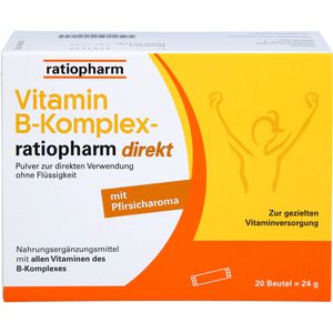 Vitamin B-Komplex-ratiopharm direkt Pulver 20 St 20 St