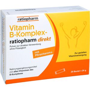 Vitamin B-Komplex-ratiopharm direkt Pulver 20 St