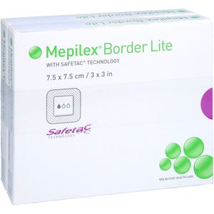MEPILEX Border Lite Schaumverb.7,5x7,5 cm steril