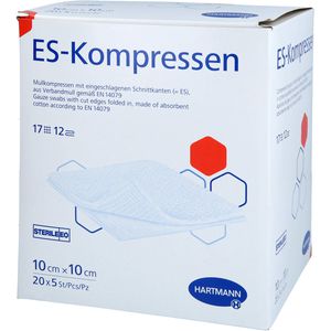 ES-KOMPRESSEN steril 10x10 cm Großpackung