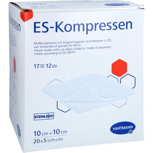 ES-KOMPRESSEN steril 10x10 cm Großpackung