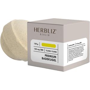 HERBLIZ CBD Badekugel Ylang-Ylang 150 mg