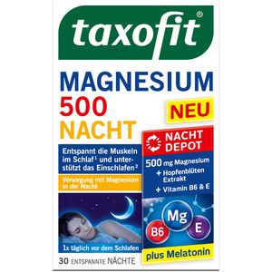 TAXOFIT Magnesium 500 Nacht Tabletten