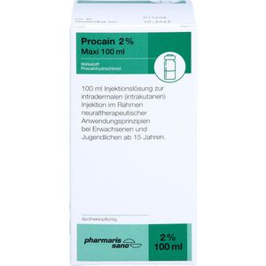 PROCAIN pharmarissano 2% Maxi Inj.-Lsg.Fla.100 ml