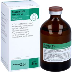 PROCAIN pharmarissano 2% Maxi Inj.-Lsg.Fla.100 ml