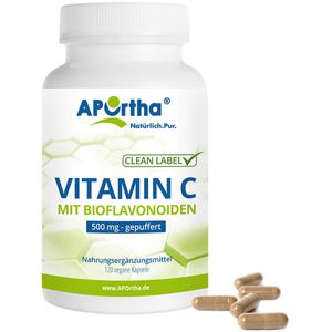 VITAMIN C 500 mg gepuffert vegan Kapseln