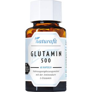 NATURAFIT Glutamin 500 mg Kapseln