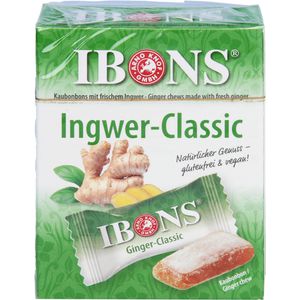 IBONS Ingwer Classic Box Kaubonbons