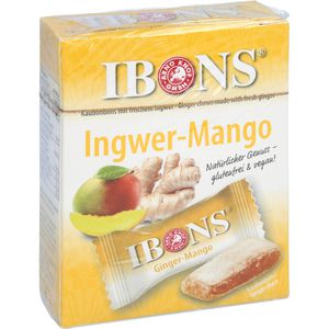 IBONS Ingwer Mango Box Kaubonbons