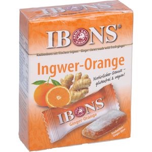 IBONS Ingwer Orange Box Kaubonbons