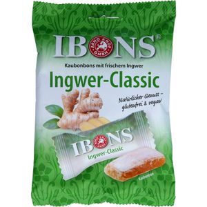 IBONS Ingwer Classic Tüte Kaubonbons