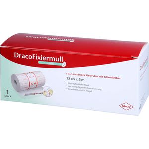 Dracofixiermull sensitiv 15 cmx5 m 1 St