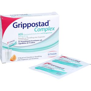 GRIPPOSTAD Complex ASS/Pseudoeph.500/30 mg Orange