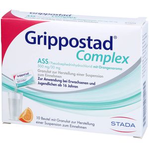 Grippostad Complex Ass/Pseudoeph.500/30 mg Orange 10 St 10 St