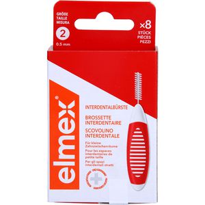     ELMEX Interdentalbürsten ISO Gr.2 0,5 mm rot
