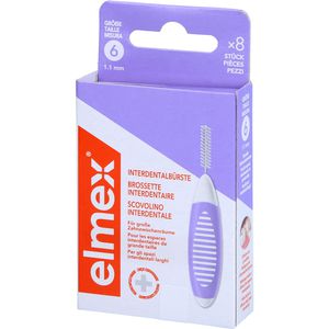 ELMEX Interdentalbürsten ISO Gr.6 1,1 mm lila