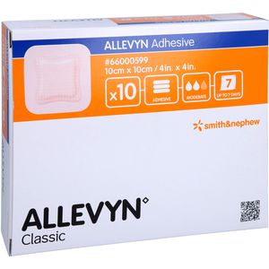 ALLEVYN Adhesive 10x10 cm haftende Wundauflage