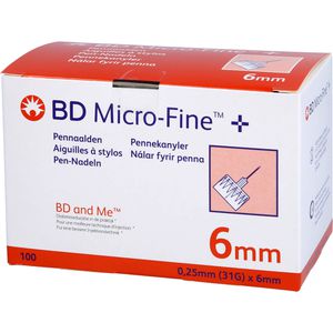 Bd Micro-Fine+ Pen-Nadeln 0,25x6 mm 31 G 110 St