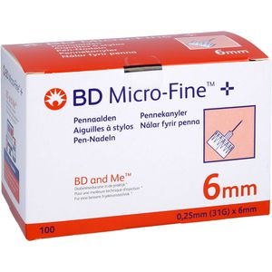 Bd Micro-Fine+ Pen-Nadeln 0,25x6 mm 31 G 110 St