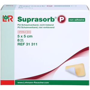 SUPRASORB P PU-Schaumv.nicht klebend 5x5 cm