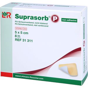 SUPRASORB P PU-Schaumv.nicht klebend 5x5 cm