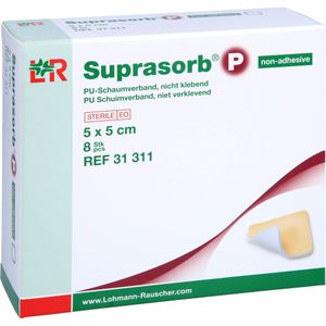 SUPRASORB P PU-Schaumv.nicht klebend 5x5 cm