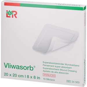 VLIWASORB superabsorb.Saugkomp.steril 20x20 cm