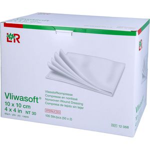 VLIWASOFT Vlieskompressen steril 10x10 cm 6l.