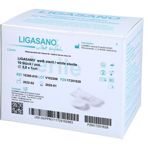 LIGASANO weiß Verband rund Drm.5 cm steril