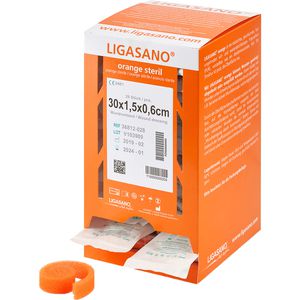 LIGASANO orange steril 0,6x1,5x30cm Spenderbox