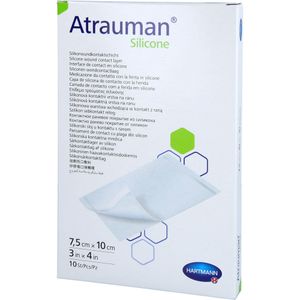 ATRAUMAN Silicone steril 7,5x10 cm Kompressen