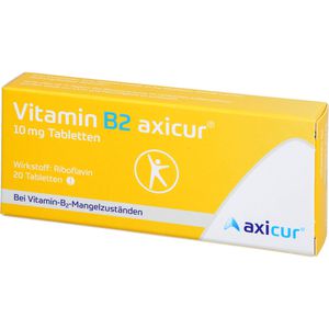 VITAMIN B2 AXICUR 10 mg Tabletten