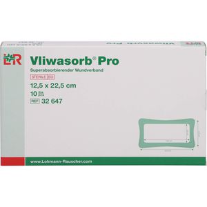 VLIWASORB Pro superabsorb.Komp.steril 12,5x22,5 cm